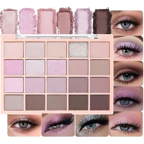 Neutral Nude Brown Smokey Eye Shadow Palette Rose Gold Bronze Naked Cream Eyeshadow Palette