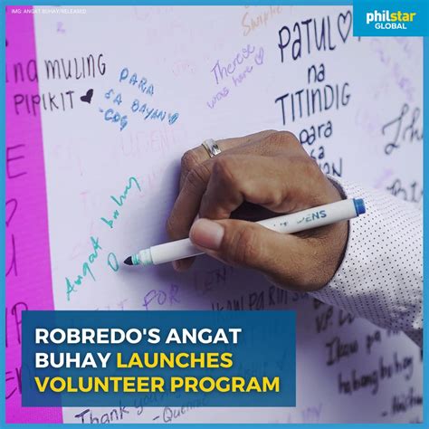 Philstar On Twitter ANGAT BUHAY LAUNCHES VOLUNTEER PROGRAM Angat