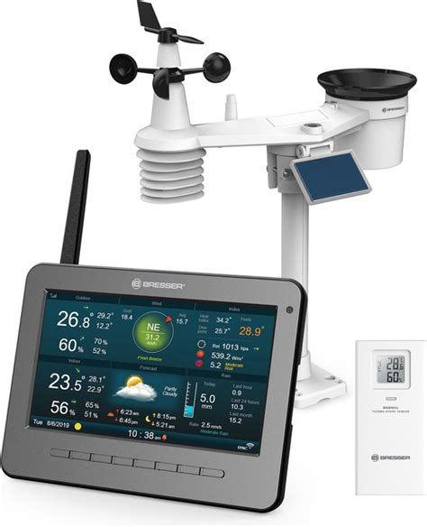 Bresser Weerstation Wlan Hd Tft In Multisensor Mhz Voor