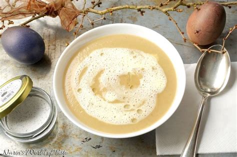 Chestnut Parsnip Soup With Truffle Foam Parsnips Parsnip Soup