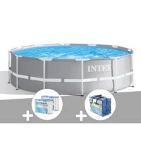 Kit Piscine Tubulaire Intex Prism Frame Ronde 3 66 X 0 99 M à Prix