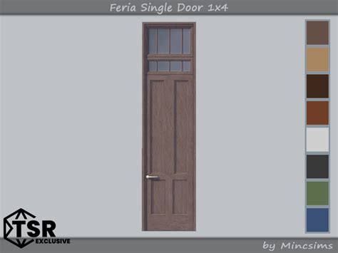 The Sims Resource Feria Single Door 1x4