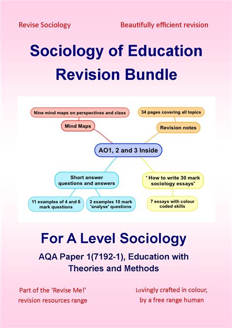 A Level Sociology of Education Revision Bundle - Revise Sociology