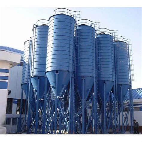 Ss Round Hopper Bottom Silos For Industrial At Rs Piece In