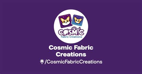 Cosmic Fabric Creations Instagram Facebook Linktree