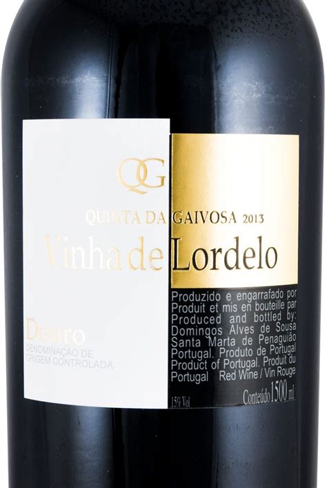 Alves De Sousa Quinta Da Gaivosa Vinha Do Lordelo Tinto L