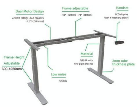 adjustable height table | OfficeGapSupplyMalaysia