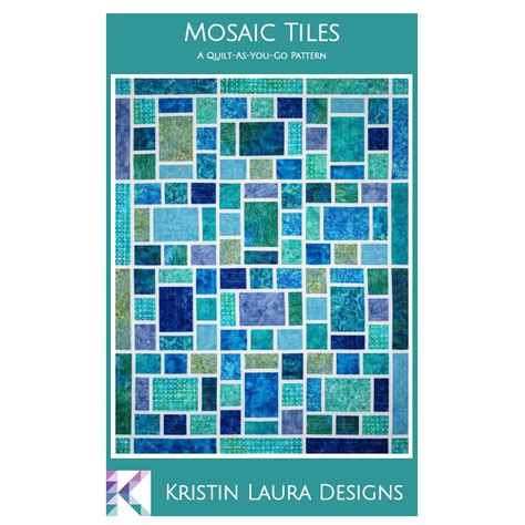 Mosaic Tiles Pattern - Kristin Laura Designs