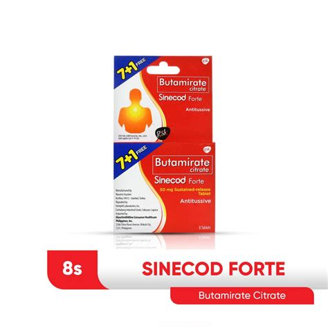 Buy Sinecod Butamirate Citrate For Dry Cough Or Non Stop Cough 71