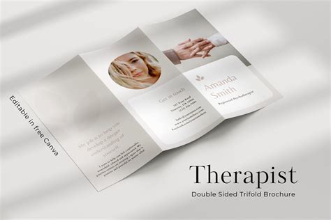 Psychologist Therapist Brochure | Marketing Templates ~ Creative Market