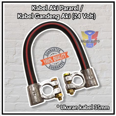 Jual Kabel Aki Accu Pararel Paralel Kabel Gandeng Aki 24 Volt