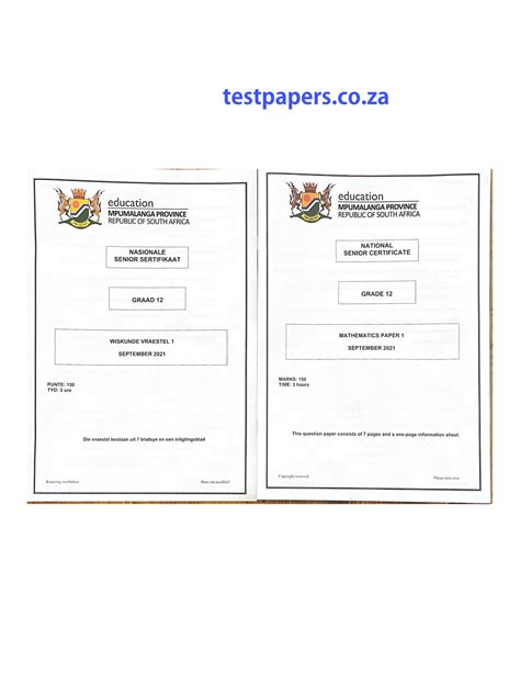 SOLUTION Gr 12 Maths Mpumalanga Sep 2021 Trial Exam P1 And V1 Studypool