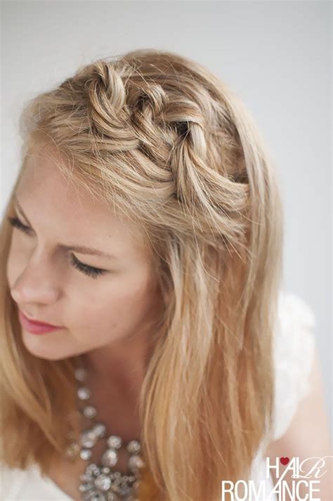 Hair Romance Knot A Braid Hair Style Tutorial Braided Hairstyles