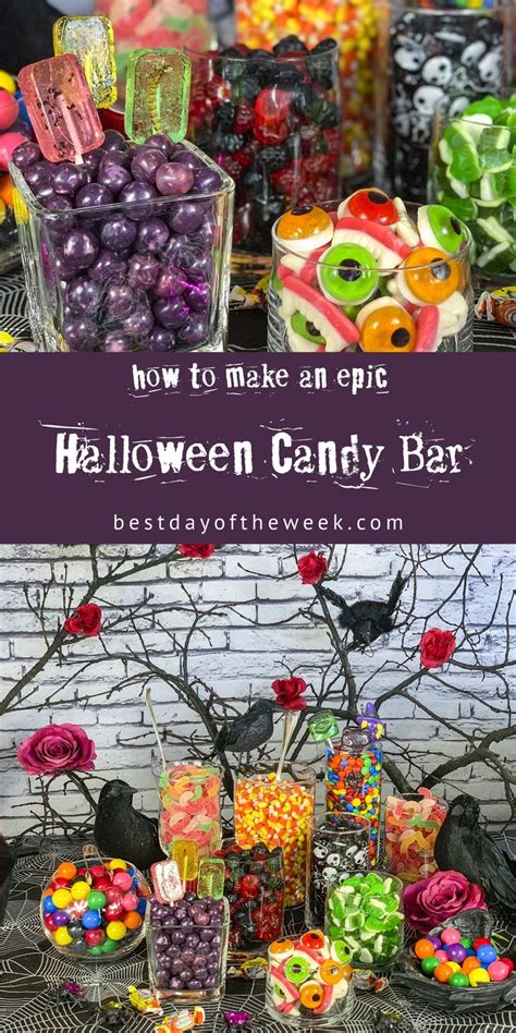 Create a Halloween Candy Bar in 2023 | Halloween candy bar, Halloween party candy, Halloween ...