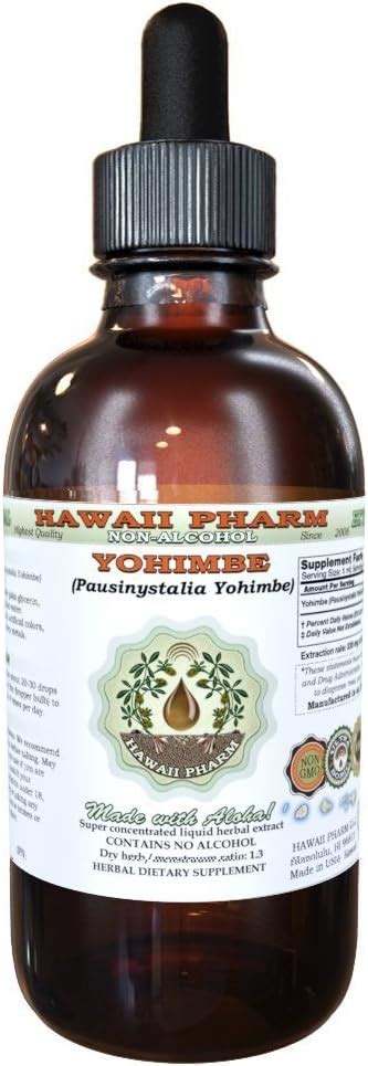 Amazon Yohimbe Alcohol Free Liquid Extract Yohimbe Liquid