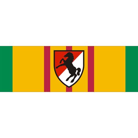 Vietnam Service Ribbon 11th Armored Cavalry Regiment ACR Decal Sticker