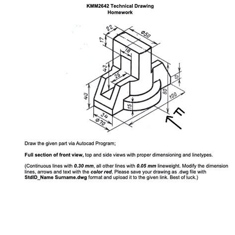 Technical Drawing Help Autocad Please Help Step Chegg