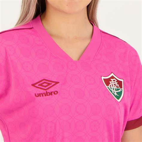 Umbro Fluminense Pink October Women Jersey Futfanatics