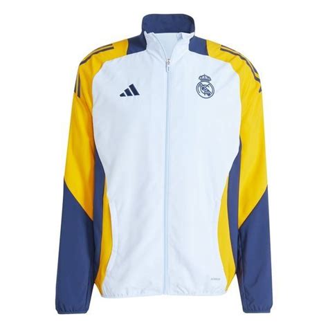 Real Madrid Training Jacket Presentation Tiro 24 Glow Blue Crew