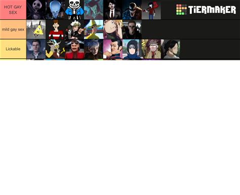 My Tumblr Sexymen List Tier List Community Rankings TierMaker