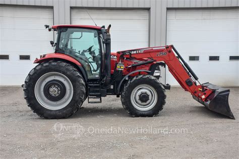 Oneida New Holland 2011 Case Ih Maxxum 125 Tractor And Loader