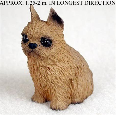 Brussels Griffon Mini Hand Painted Figurine