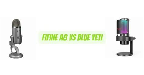 Fifine a8 vs Blue Yeti - All For Turntables