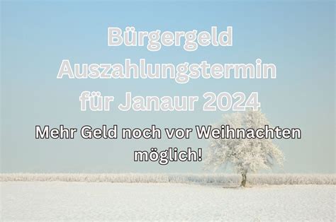 B Rgergeld Auszahlung Januar Termin Vor Weihnachten