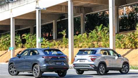 Comparativo Honda Hr V Exl Vs Hyundai Creta Platinum Novos Velhos