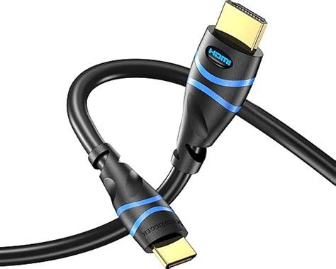 BlueRigger Mini HDMI To HDMI Cable 10FT 3M 4K 60Hz HDR 18Gbps High