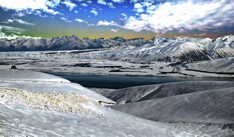 Lake Tekapo Winter Photograph by Anthony Dezenzio