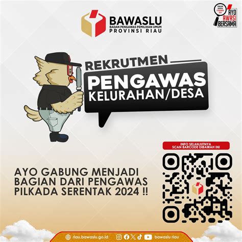 Bawaslu Buka Rekrutmen Pengawas Kelurahan Desa Pilkada 2024 Catat