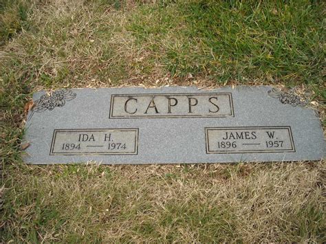 James William Capps 1896 1957 Mémorial Find A Grave