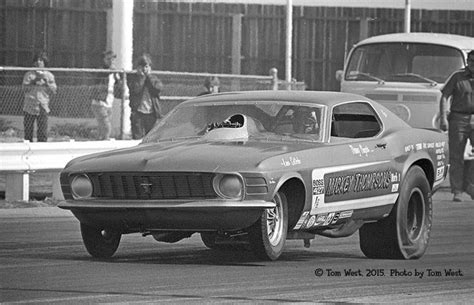 Mickey Thompsons Funny Car With Danny Ongais Driving Drag Racing