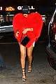 Rihanna Shows Off Her Love For Nyc In Red Fur Heart Coat Photo