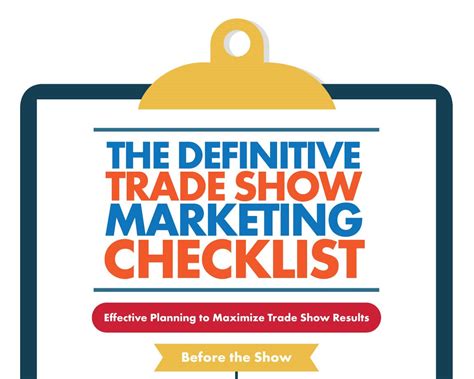 The Definitive Trade Show Marketing Checklist