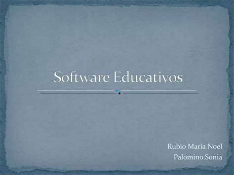 Software Educativos Ppt