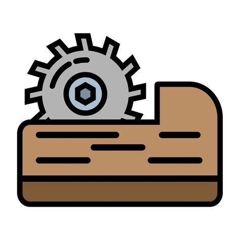 Illustration Vector Graphic Of Circular Saw Tool Construction