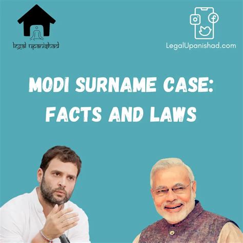 Modi Surname Case The Defamation Case Against Rahul Gandhi Legal