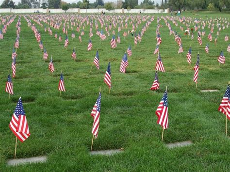 'Flag For Every Hero' Returns To Riverside National Cemetery | Banning ...