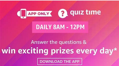 Amazon Quiz Check Amazon Daily FZ Coins Quiz Answers For Today Here