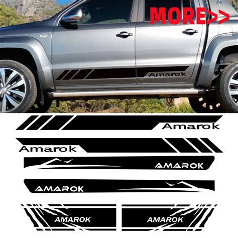 Pegatinas Laterales Para Camioneta Vw Volkswagen Amarok Calcoman As