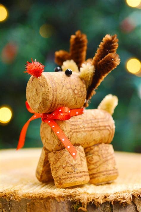 Wine Cork Reindeer How To Make Reindeer Cork Ornaments