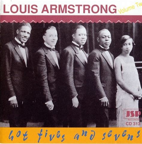 Louis Armstrong Hot Fives Sevens Volume 2 CD Compilation