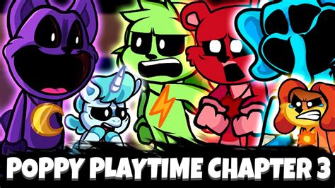 Poppy PlayTime Chapter 3 VS Friday Night Funkin Catnap FNAF FNF