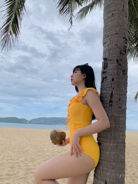 Monokini tay bèo vàng nghệ P P Bikini Thương hiệu đồ bơi nữ đồ bơi nam hàng đầu Việt Nam