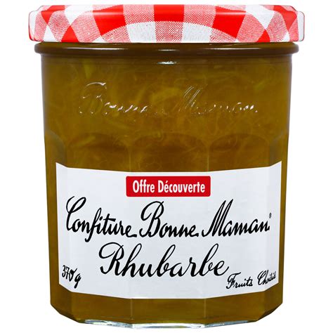 Confiture Rhubarbe Bonne Maman Le Pot De G Prix Carrefour