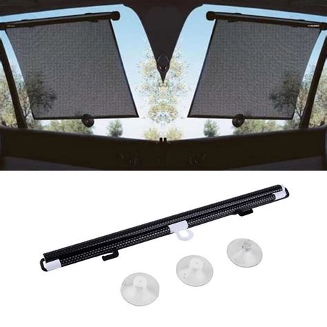 Black Auto Accessories Retractable Side Window Car Sun Shade Curtain