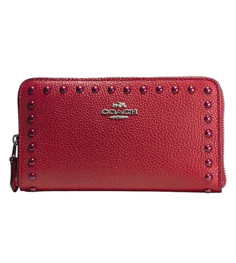 Buy Coach Red Currant Lacquer Wallet For Women At Best Price Tata