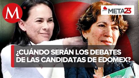 Delfina Gómez pide cambiar fecha de primer debate por cuestiones de